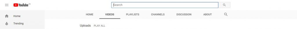 Youtube search