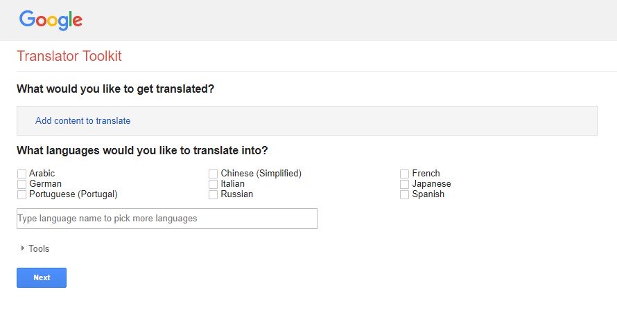 google translate